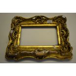 Pair of small 19th Century Continental moulded composition picture frames (for restoration) 11.