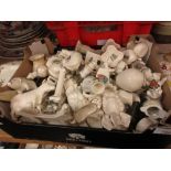 Quantity of various crested porcelain items