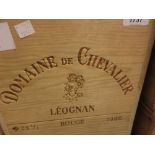 Twenty four half bottles Domaine de Chevalier Leognan 1996