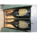 Two magnum bottles of Dom Perignon champagne, 1983 The presentation boxes do have lids but the boxes