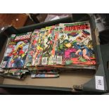Approximately one hundred and thirty Marvel comics