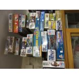 Group of twenty three various boxed scale models of aircraft including Tamiya, Italeri and Monogram