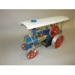 Wilesco Old Smokey model steam traction engine, made in West Germany