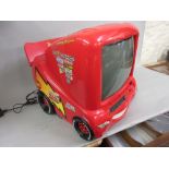 Disney Lightning McQueen cars television and DVD in the form of a racing car, No. 95 Sold as a