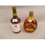One bottle Louis Chaudoy Arbois Jaune 1982 together with one bottle Dimple Haig whisky