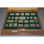 Boxed set ' The Stamps of Royalty ' ingots (925 mark)