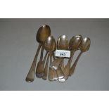 Quantity of various silver tea and dessert spoons