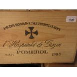 Twelve bottles (1.5lt) Hospitalet de Gazin Pomerol 1996, in two cases