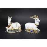 ROYAL CROWN DERBY PAPERWEIGHTS including a Unicorn Paperweight, No 571 of 2000 and designed by