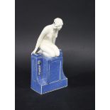 ROYAL WORCESTER ART DECO FIGURE - NAIAD an unusual Royal Worcester figure, Model No RW2698 Naiad (on