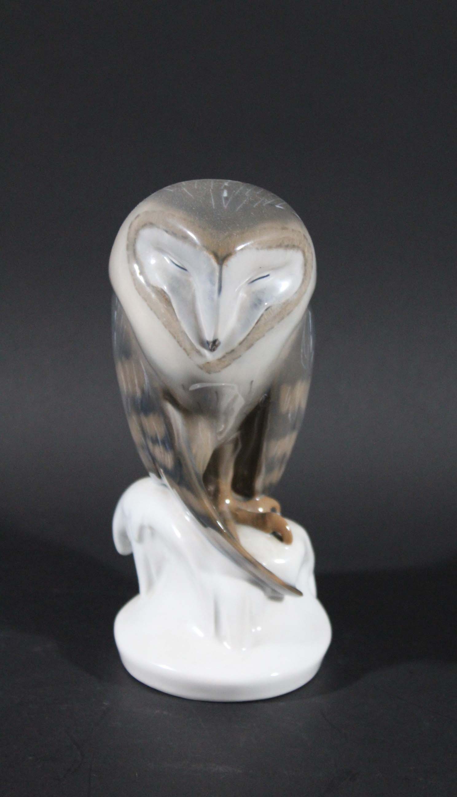 ROYAL COPENHAGEN BARN OWL Model Number 273, designed by Thomsen. Marked, Royal Copenhagen, 273,