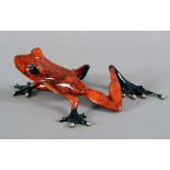 TIM COTTERILL (FROGMAN) BRONZE FROG a limited edition bronze model of a Frog 'Watchful', made in