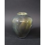 EARLY POOLE POTTERY VASE - CARTER & CO the vase with a lustre and mottled glaze. Impressed marks,