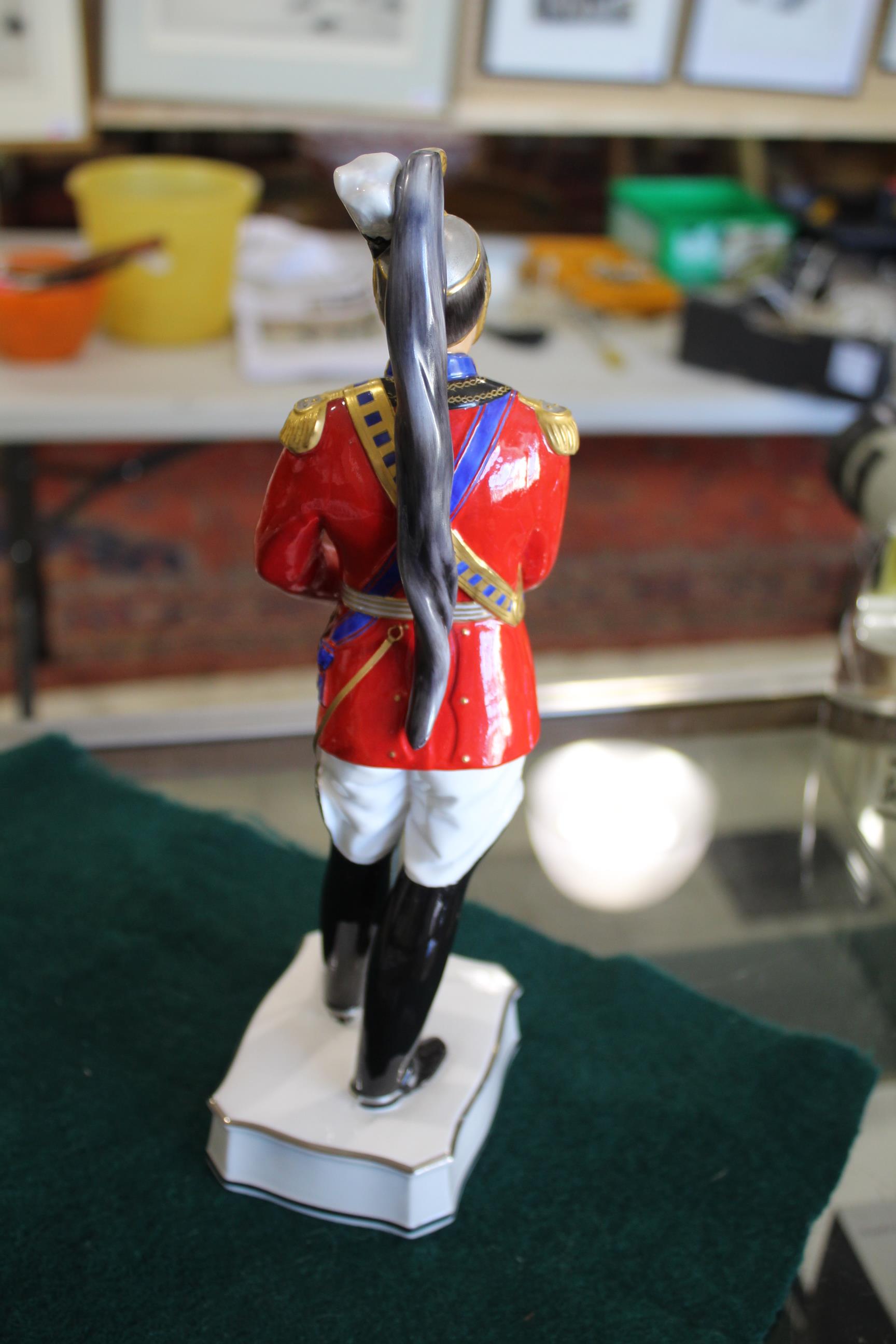 ROYAL WORCESTER FIGURE - COLONEL OF THE NOBLE GUARD a limited edition Royal Worcester figure, - Image 6 of 10