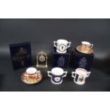 COLLECTION OF ROYAL CROWN DERBY - BOXED a mixed group of boxed modern items, including Millennium