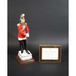 ROYAL WORCESTER FIGURE - COLONEL OF THE NOBLE GUARD a limited edition Royal Worcester figure,