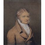 ADAM BUCK (1759-1833) PORTRAIT OF A GENTLEMAN Quarter length, wearing a coat and white neckcloth,