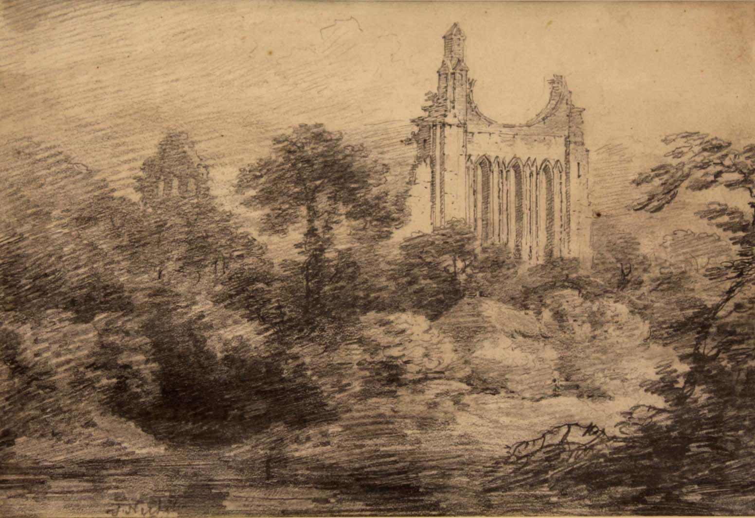A GROUP OF SEVEN WASH OR PENCIL DRAWINGS comprising works by or attributed to William Collins,