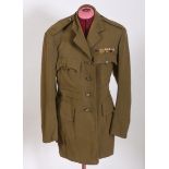 WW2 NORTH SOMERSET YEOMANRY JACKET a WW2 period jacket, with a set of North Somerset Yeomanry