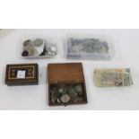 WORLD COINS French 1867 5 Francs, USA 1921 Dollar and others (a lot)