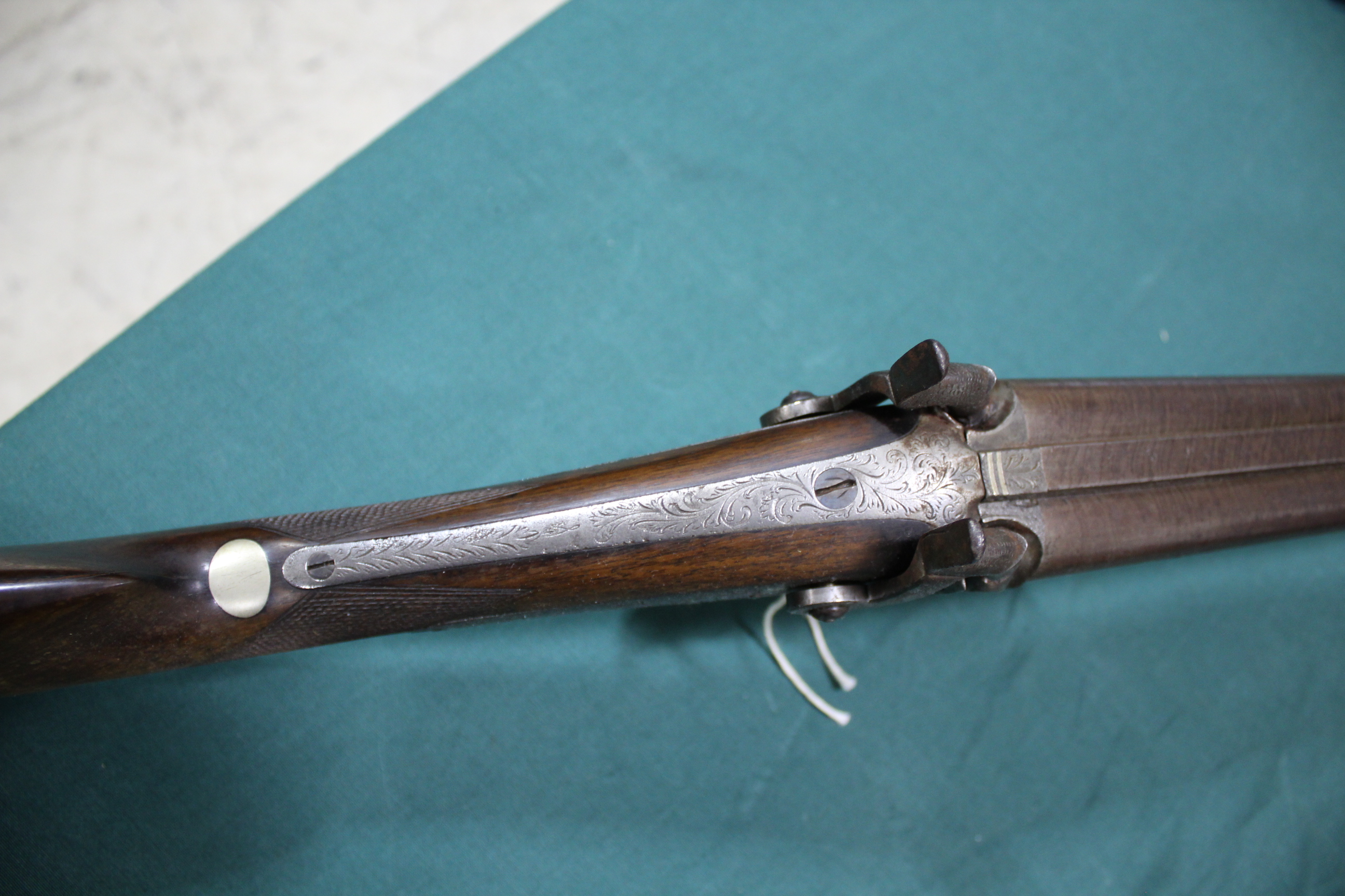 JOHN MANTON PERCUSSION SPORTING GUN a 16 bore muzzle loading percussion sporting gun, with - Image 6 of 14