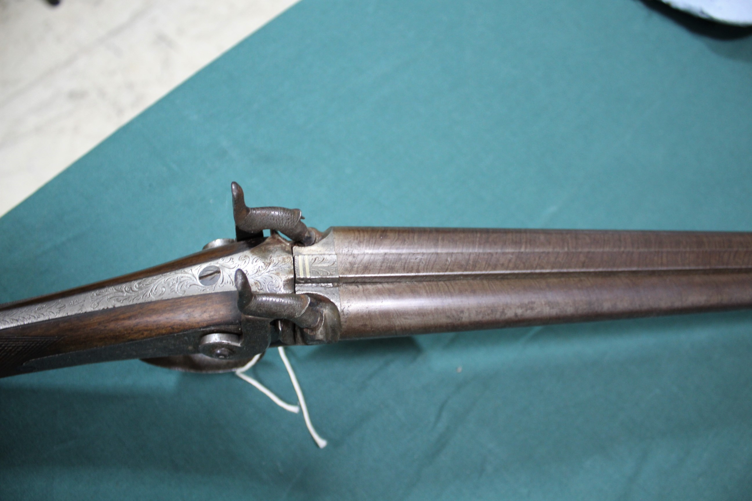 JOHN MANTON PERCUSSION SPORTING GUN a 16 bore muzzle loading percussion sporting gun, with - Image 7 of 14