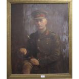 A PORTRAIT OF GEN C A WILDING CMG, R INNISKILLING FUSr. 28.1/4" x 33.1/2" Outer frame dimensions,