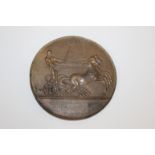 MIKLOS HORTHY, 1921 Bronze commemorative medal celebrating Miklos Horthy, Regent of Hungary, 1921