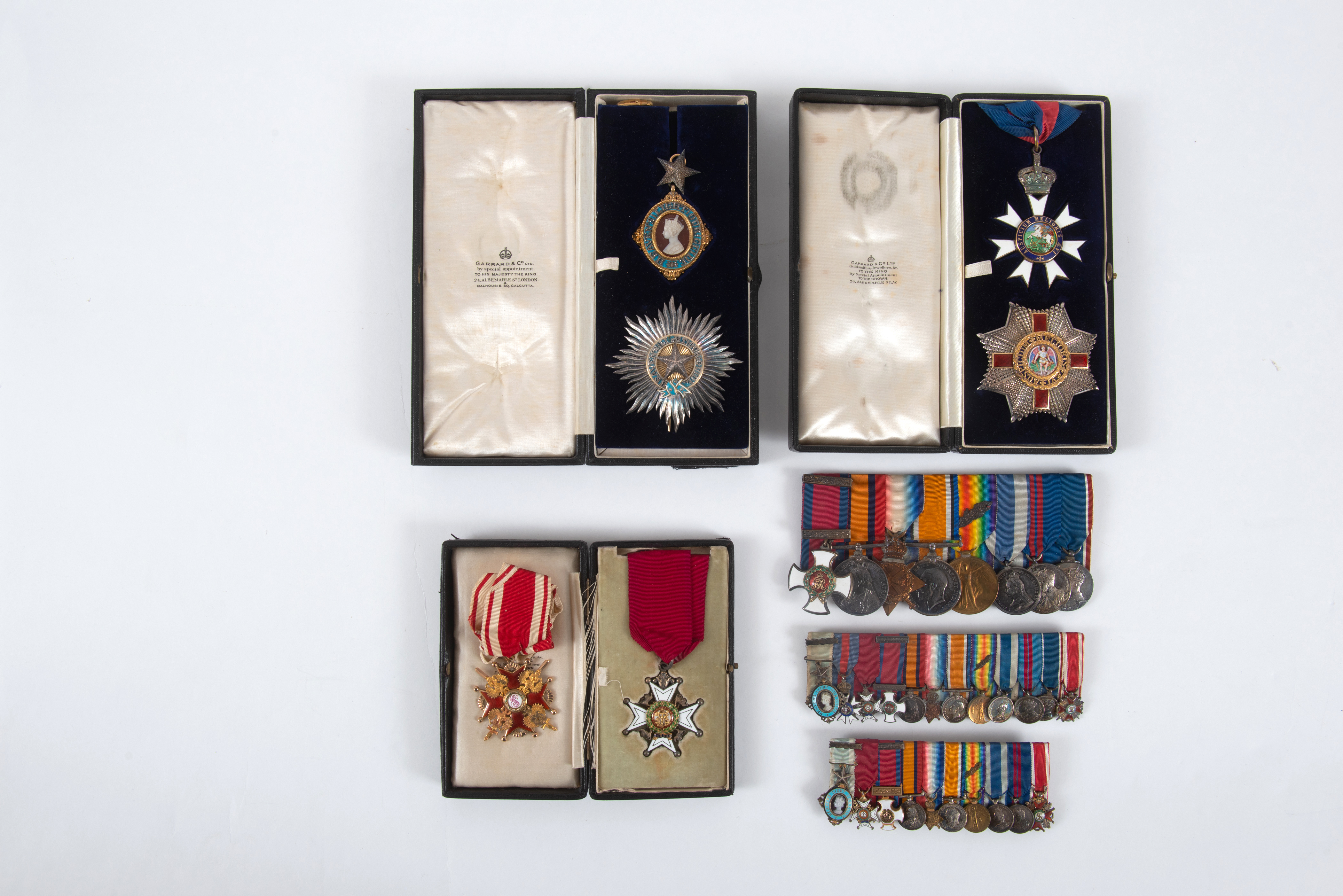 THE MEDALS OF VICE ADMIRAL SIR HUMPHREY T. WALWYN, KCSI, KCMG, CB, DSO. The Group of twelve awards - Image 10 of 17