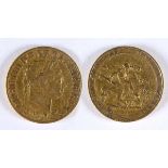 A SOVEREIGN. A George 111 1817 dated Sovereign. Weight 7.9 grams.