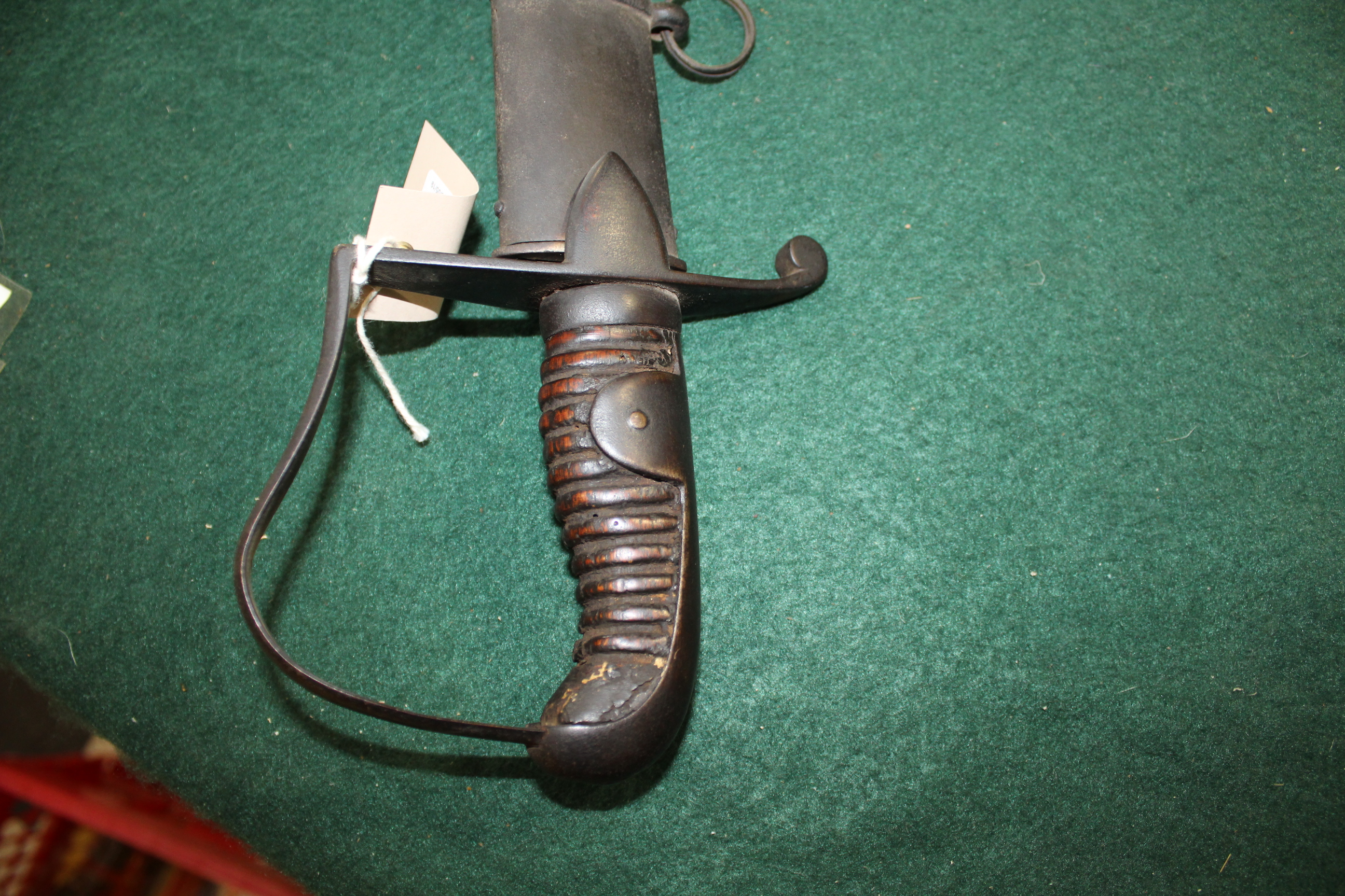 OSBORN & GUNRY 1796 PATTERN CAVALRY TROOPERS SWORD with a steel hand guard and wooden grip, the hilt - Image 4 of 17