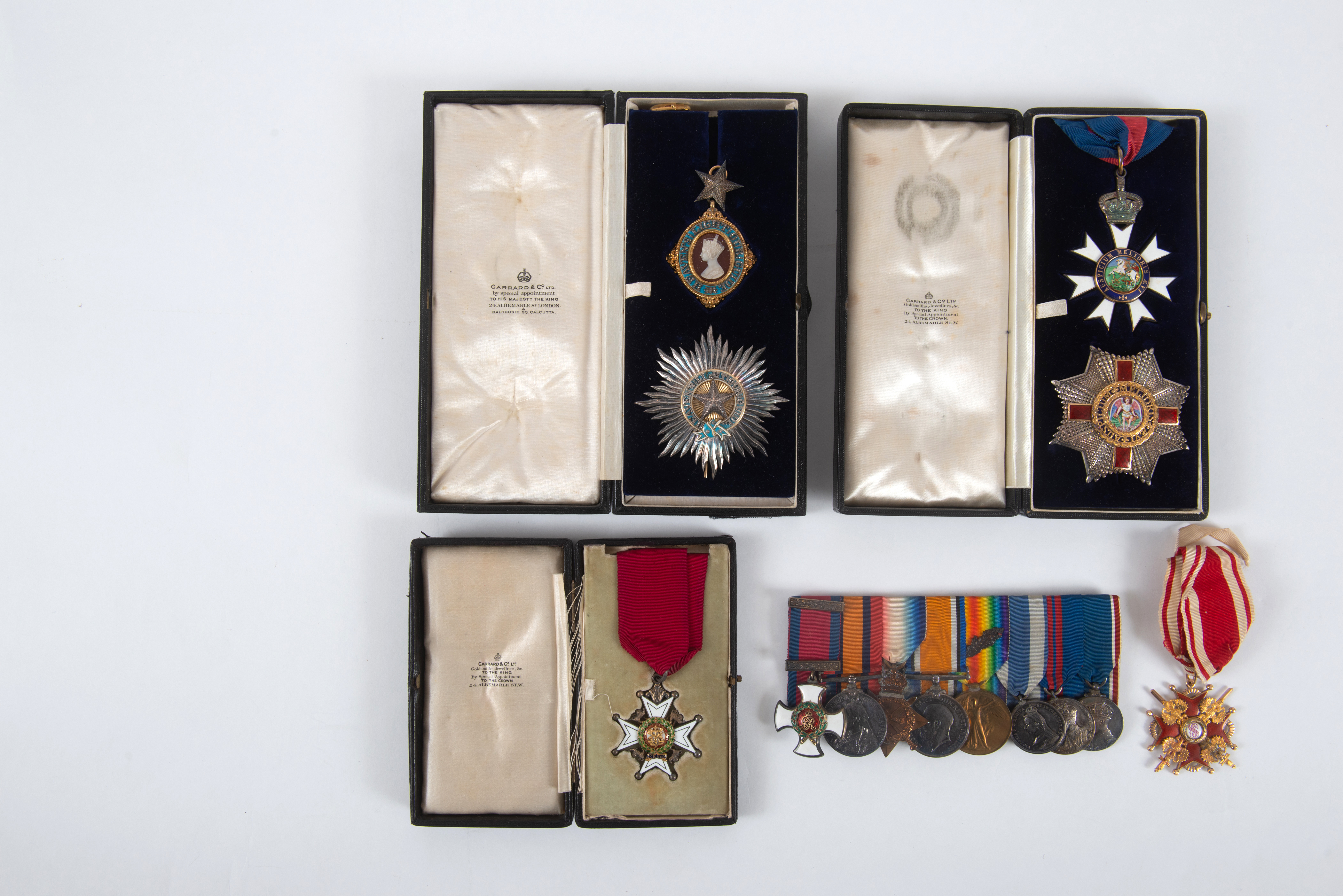 THE MEDALS OF VICE ADMIRAL SIR HUMPHREY T. WALWYN, KCSI, KCMG, CB, DSO. The Group of twelve awards - Image 5 of 17