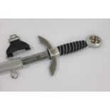 WW2 GERMAN LUFTWAFFE OFFICERS SWORD a 1934 pattern Officers sword with aluminium pommel and cross