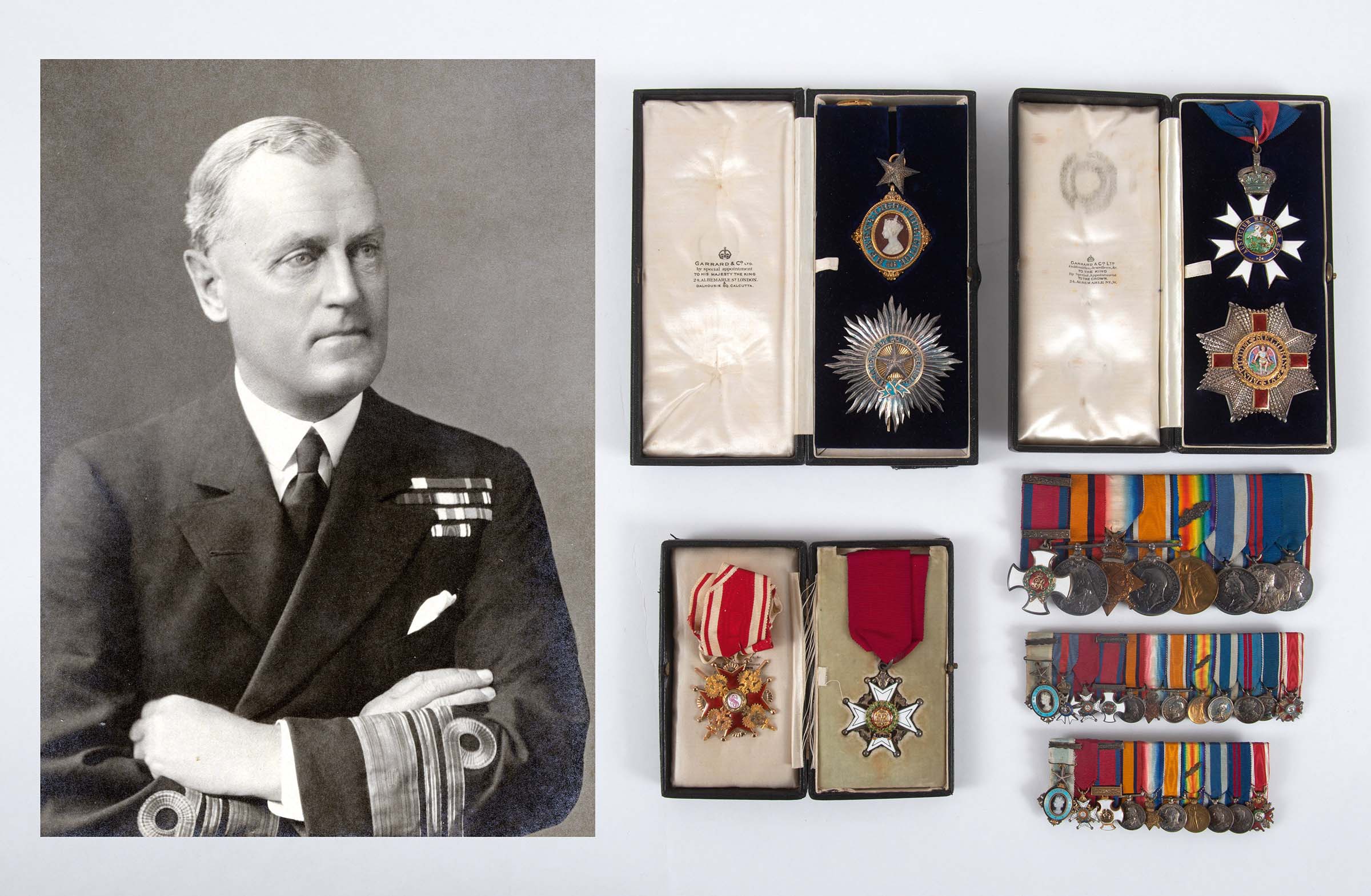 THE MEDALS OF VICE ADMIRAL SIR HUMPHREY T. WALWYN, KCSI, KCMG, CB, DSO. The Group of twelve awards - Image 2 of 17