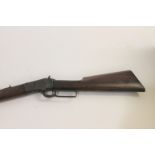 MARLIN LEVER ACTION RIFLE a .22 rim fire rifle with tubular action magazine, magazine number 273385,