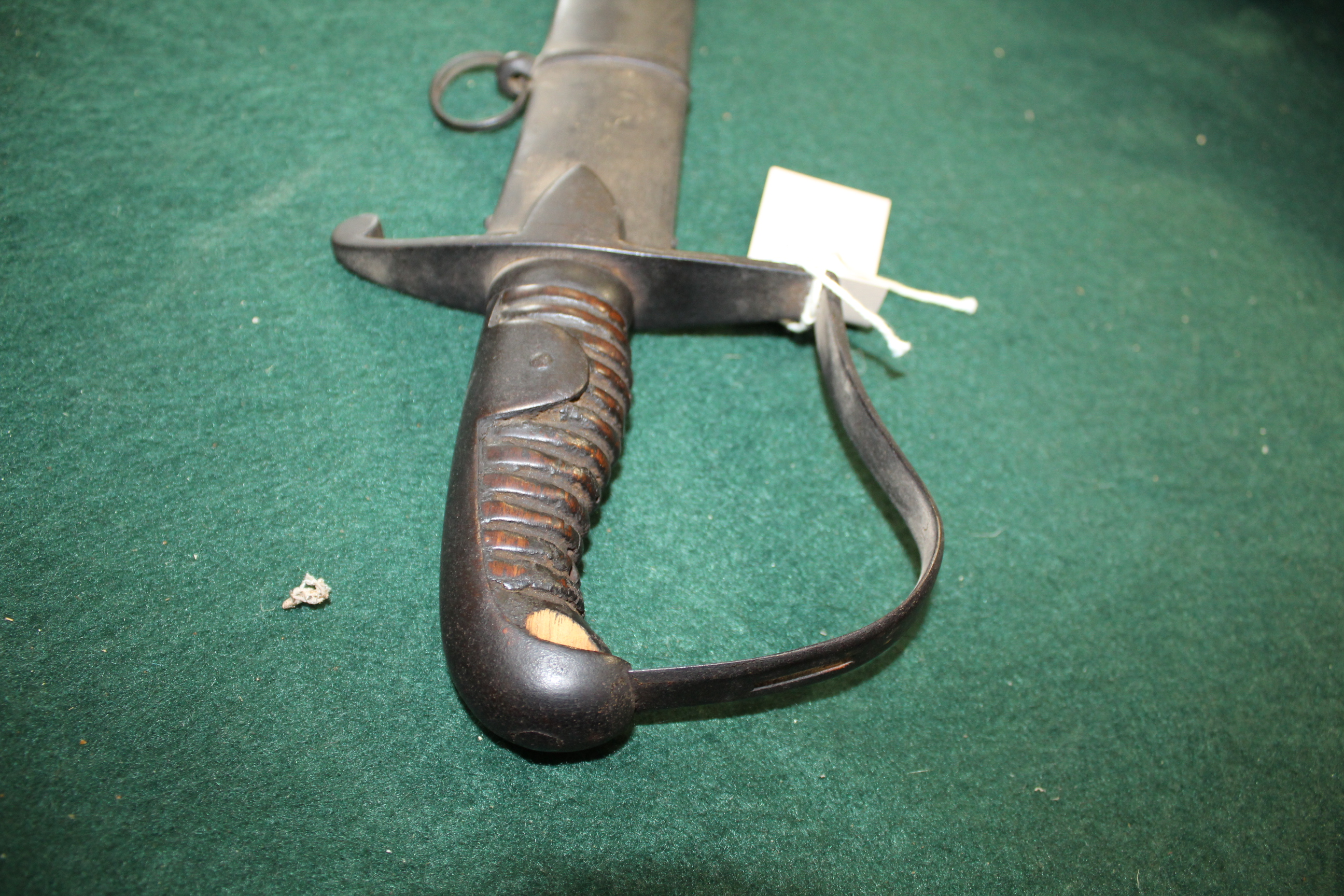 OSBORN & GUNRY 1796 PATTERN CAVALRY TROOPERS SWORD with a steel hand guard and wooden grip, the hilt - Image 3 of 17