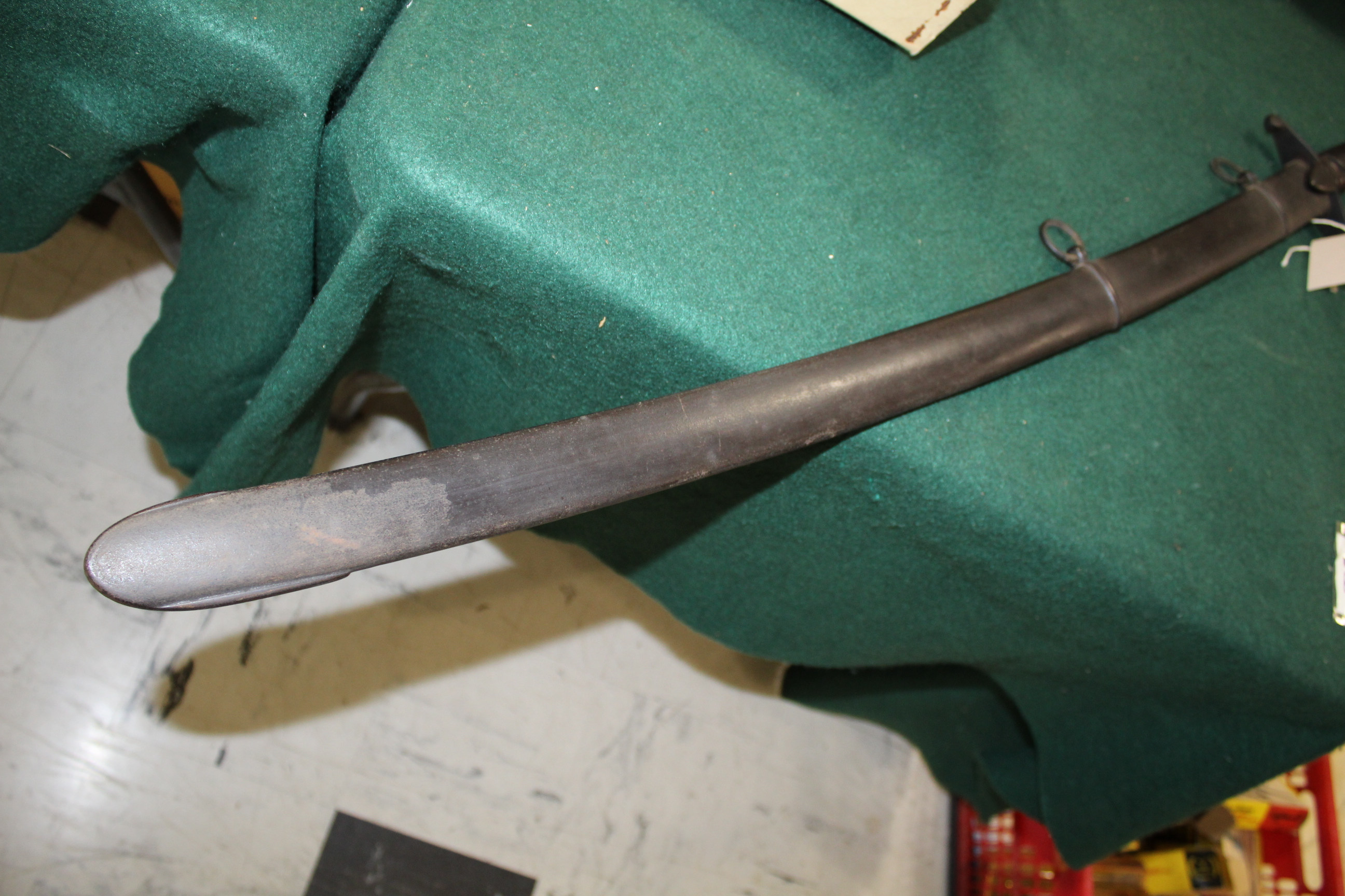 OSBORN & GUNRY 1796 PATTERN CAVALRY TROOPERS SWORD with a steel hand guard and wooden grip, the hilt - Image 7 of 17