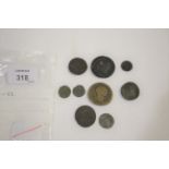 ROMAN COINAGE. Including Sestertius of Trajan x 2. Domitian. A Quadrans, Dupondus etc, with standing