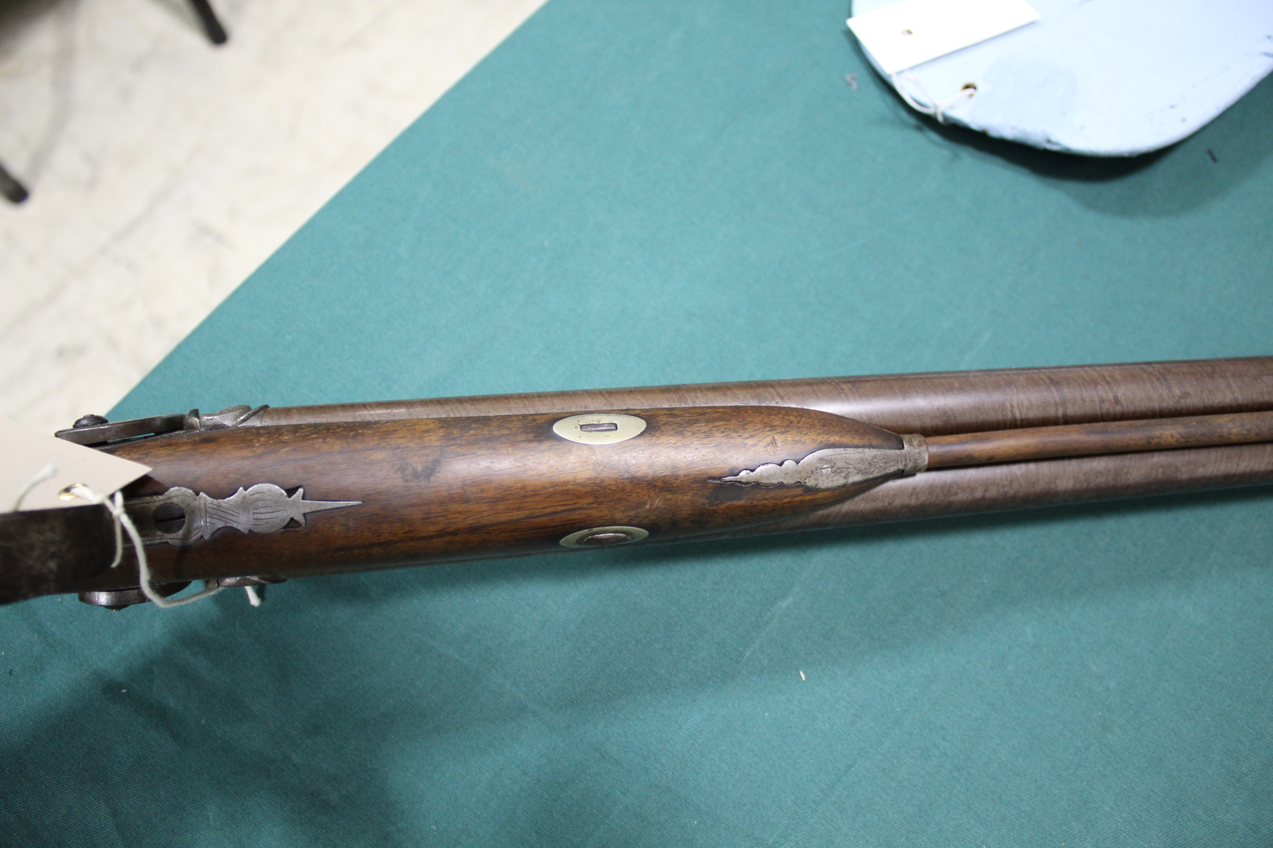 JOHN MANTON PERCUSSION SPORTING GUN a 16 bore muzzle loading percussion sporting gun, with - Image 8 of 14