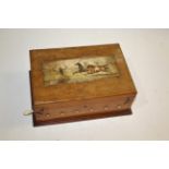 JAQUES & SON - ASCOT NEW RACING GAME the box containing 6 painted horses and jockey's, and with a