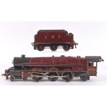 BASSETT-LOWKE 0 GAUGE LOCOMOTIVE & TENDER - PRINCESS ELIZABETH a Bassett-Lowke 4-6-2 LMS 6201