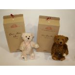 STEIFF TEDDY BEARS including Queen Mother Bear, No 1692 of 2002 made and with it's box and