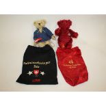STEIFF TEDDY BEARS including Teddybar Fabnenschwinger, No 304 of 1500 made and with it's bag and