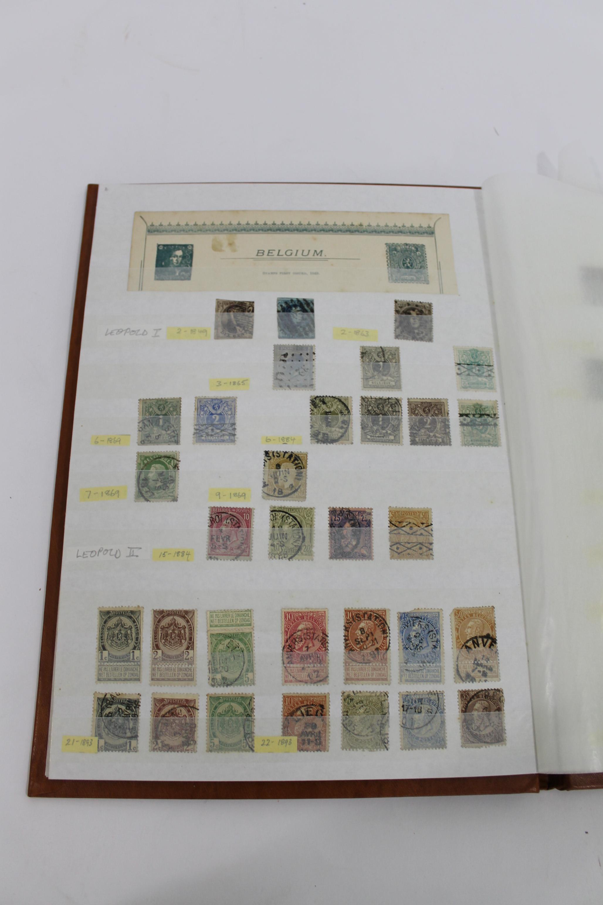 EUROPE & WORLD STAMPS 7 albums including 19th and 20thc used European stamps, Denmark, Finland, - Image 14 of 17