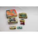 DINKY TOYS including 106 Thunderbirds 2 & 4 (some damage to box), 308 Leyland Tractor (red body