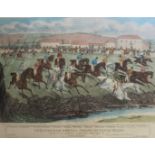 CHARLES HUNT CHELTENHAM ANNUAL GRAND STEEPLE CHASE The set of four, coloured aquatints with etching,