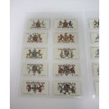 TADDY & CO CIGARETTE CARDS - HERALDRY a complete set of 25 Taddy & Co Heraldry Series 1 cigarette