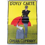 DUDLEY HARDY; a lithographic 'D'Oyly Carte' poster designed by Dudley Hardy for the first revival of