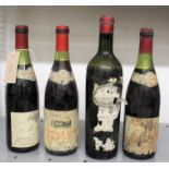 WINE: Morgon, E. Loron & Fils, 1981, levels low/mid neck, 2 bottles; Chateau de Fleurie, 1983, mid