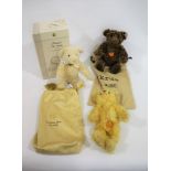 STEIFF TEDDY BEARS including Teddybar Alpenmohn, No 176 of 2000 made and with it's box and